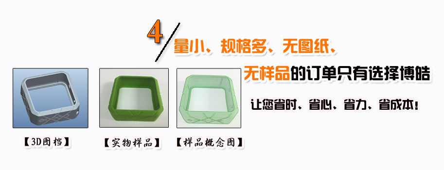 量小、規(guī)格多、無圖紙、無樣品的訂單只有選擇博皓。