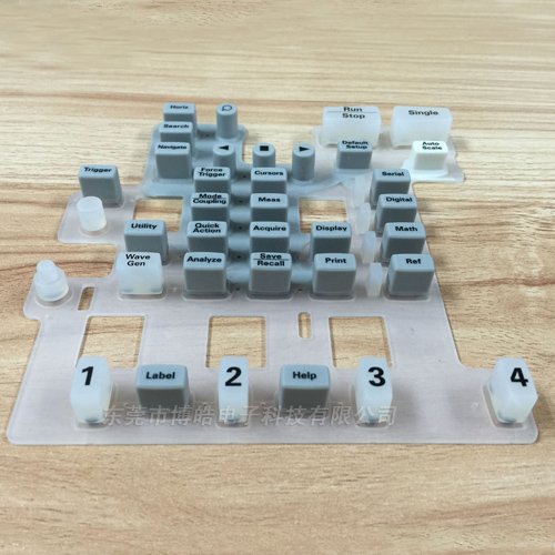 示波器專(zhuān)用硅膠按鍵
